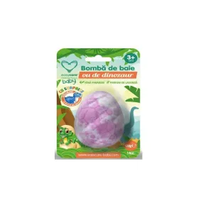 Easycare Baby Bomba de baie ou de dinozaur cu surpriza parfum de lavanda, 120 grame, Dasco